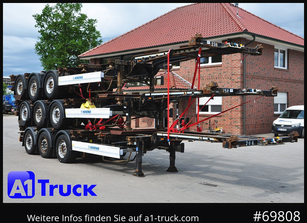 KRONE SDC, Containerchassis, 3 erPaket, 2x20/30/40/45, - Container transporter/ Swap body semi-trailer: picture 1 KRONE SDC, Containerchassis, 3 erPaket, 2x20/30/40/45, - Container transporter/ Swap body semi-trailer: picture 1