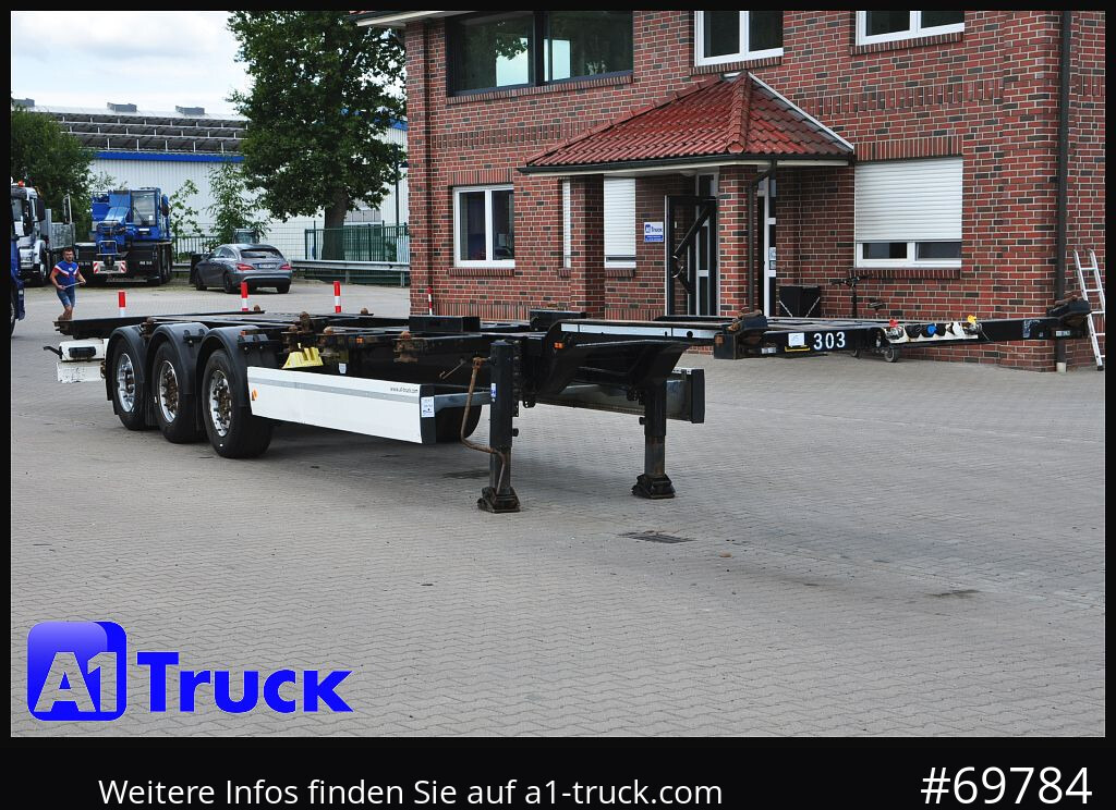 KRONE SDC, Containerchassis, Lift, 2x20/30/40 - Container transporter/ Swap body semi-trailer: picture 1 KRONE SDC, Containerchassis, Lift, 2x20/30/40 - Container transporter/ Swap body semi-trailer: picture 1