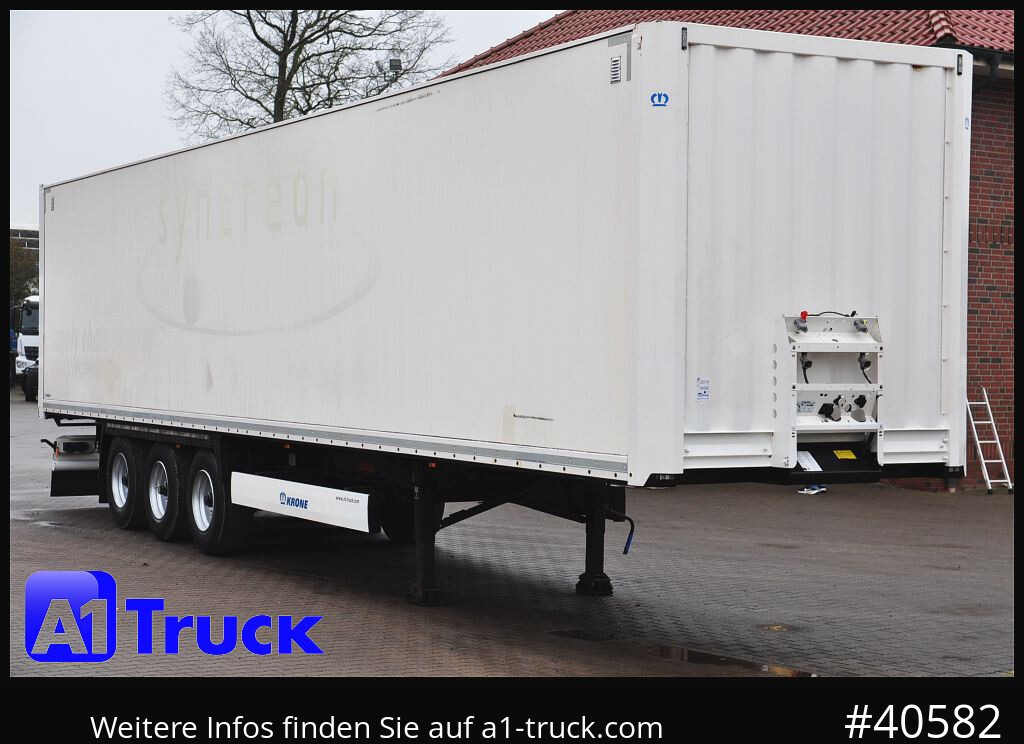 KRONE SDK 27, Koffer, 1 Vorbesitzer, Plywood, - Closed box semi-trailer: picture 1 KRONE SDK 27, Koffer, 1 Vorbesitzer, Plywood, - Closed box semi-trailer: picture 1