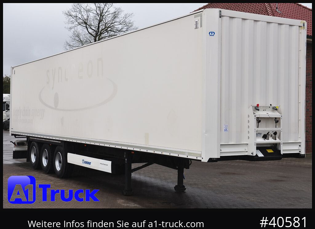 KRONE SDK 27, Koffer, 1 Vorbesitzer, Plywood, - Closed box semi-trailer: picture 1 KRONE SDK 27, Koffer, 1 Vorbesitzer, Plywood, - Closed box semi-trailer: picture 1