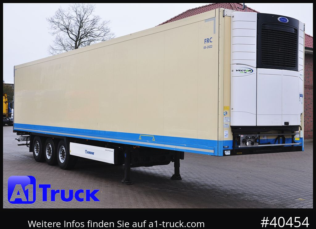 KRONE SDR 27 Carrier 1950 Mt. Doppelstock Lift,TÜV 05/2026 - Refrigerator semi-trailer: picture 1 KRONE SDR 27 Carrier 1950 Mt. Doppelstock Lift,TÜV 05/2026 - Refrigerator semi-trailer: picture 1