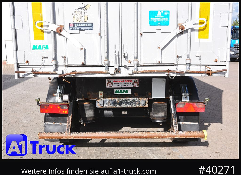MAFA Alu-Kippmulde, 50m³, Liftachse, Getreiderschieber, - Tipper semi-trailer: picture 5 MAFA Alu-Kippmulde, 50m³, Liftachse, Getreiderschieber, - Tipper semi-trailer: picture 5