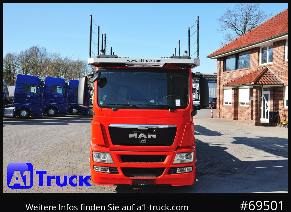 Autotransporter truck MAN 18.400 TGX, Autotransporter Kässbohrer,: picture 13