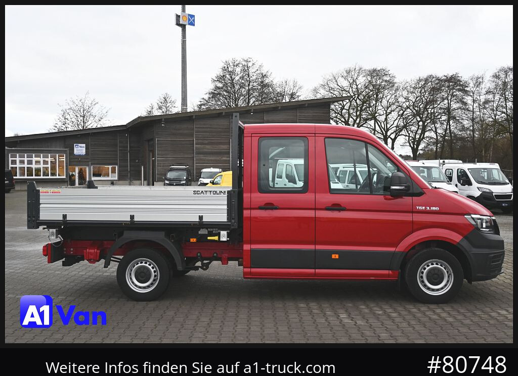 Tipper van, Combi van MAN TGE 3.180 Doka Kipper,Klima, AHK: picture 8