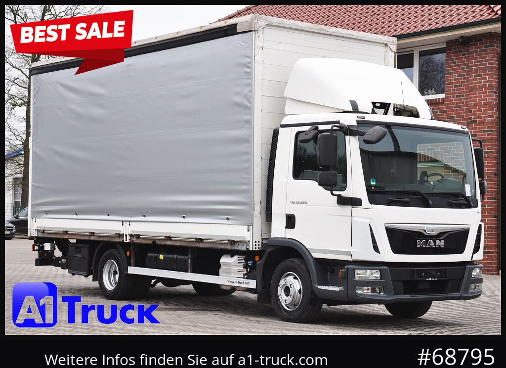 MAN TGL 12.220 BL Automatik LBW H 2750 mm - Curtainsider truck: picture 1 MAN TGL 12.220 BL Automatik LBW H 2750 mm - Curtainsider truck: picture 1