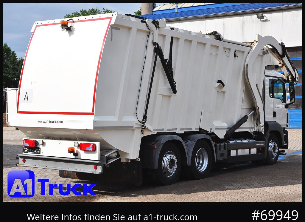 Garbage truck for transportation of garbage MAN TGS 26.320, Faun 533 Frontlader, Überkopflader Müllwagen,: picture 9 Garbage truck for transportation of garbage MAN TGS 26.320, Faun 533 Frontlader, Überkopflader Müllwagen,: picture 9