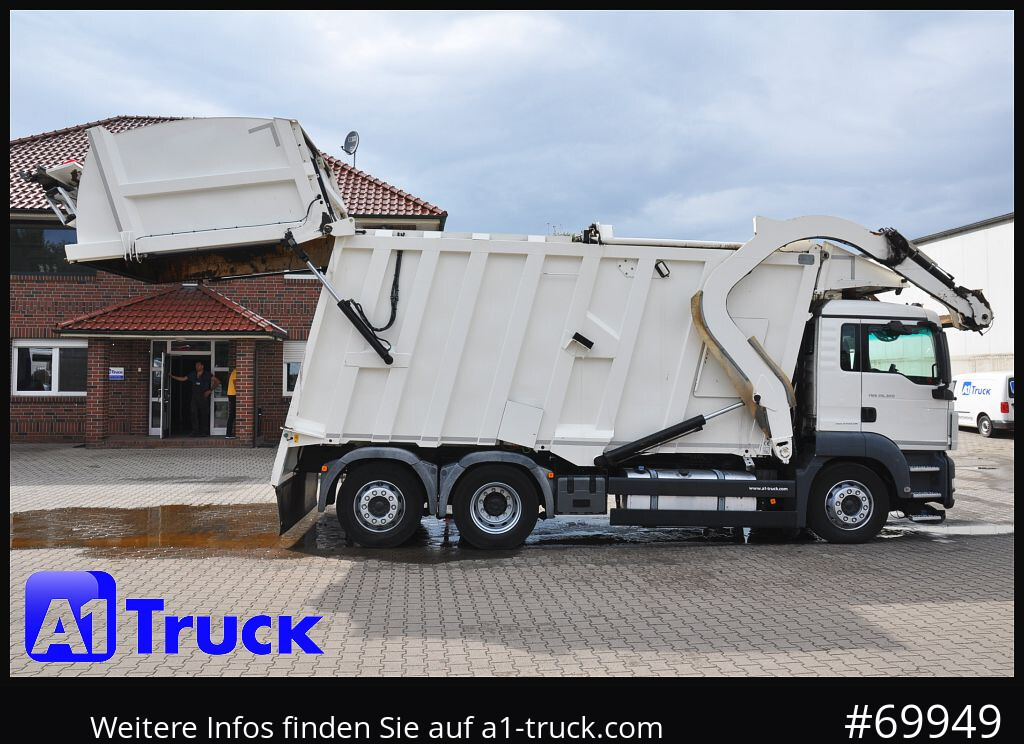 Garbage truck for transportation of garbage MAN TGS 26.320, Faun 533 Frontlader, Überkopflader Müllwagen,: picture 12 Garbage truck for transportation of garbage MAN TGS 26.320, Faun 533 Frontlader, Überkopflader Müllwagen,: picture 12
