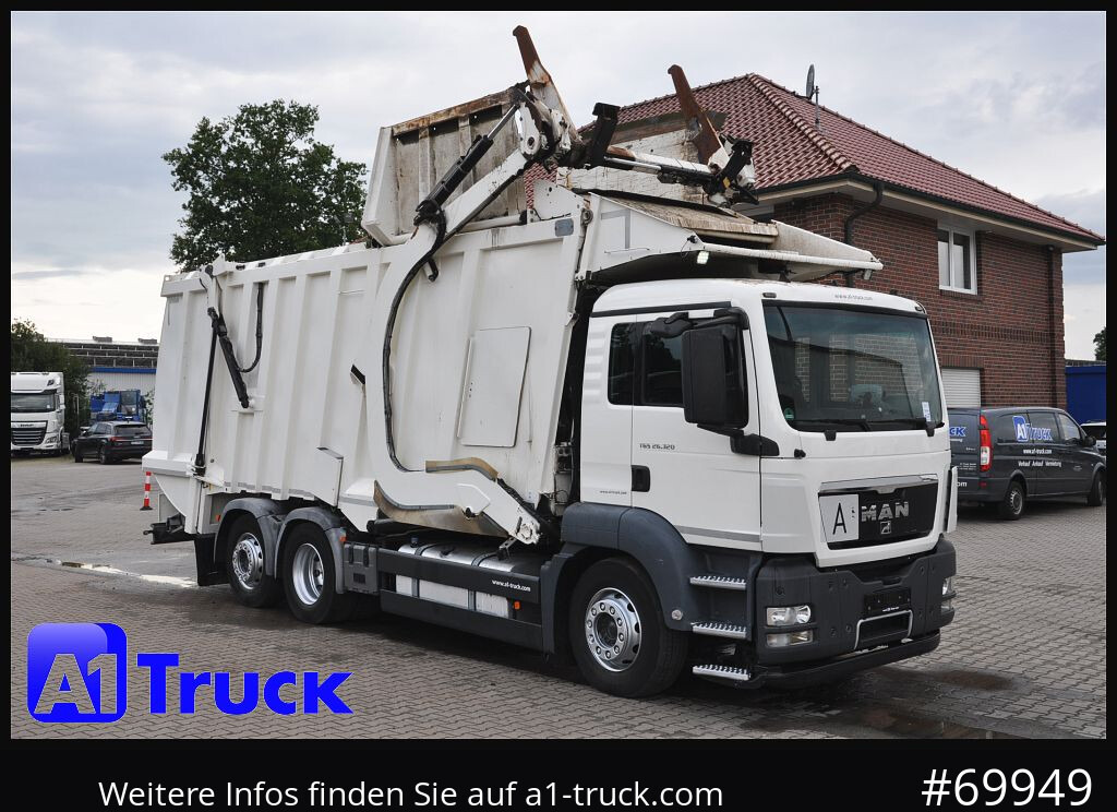 Garbage truck for transportation of garbage MAN TGS 26.320, Faun 533 Frontlader, Überkopflader Müllwagen,: picture 14 Garbage truck for transportation of garbage MAN TGS 26.320, Faun 533 Frontlader, Überkopflader Müllwagen,: picture 14
