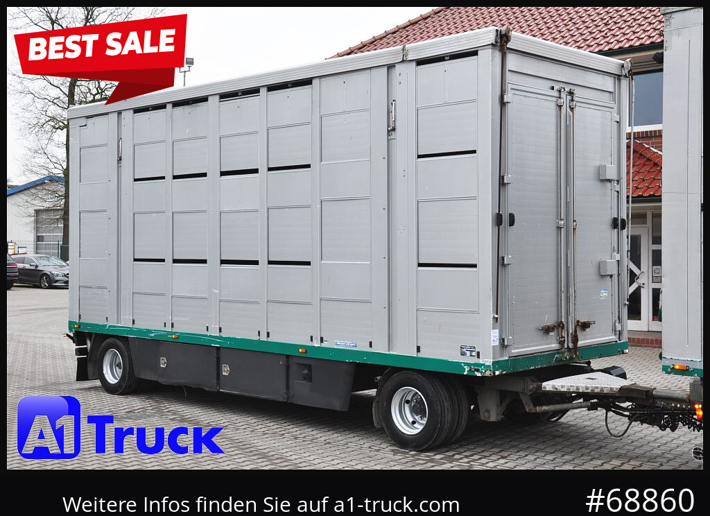 MENKE Menke-Janzen 3 Stock, Hubdach, durchlader, - Livestock trailer: picture 1 MENKE Menke-Janzen 3 Stock, Hubdach, durchlader, - Livestock trailer: picture 1