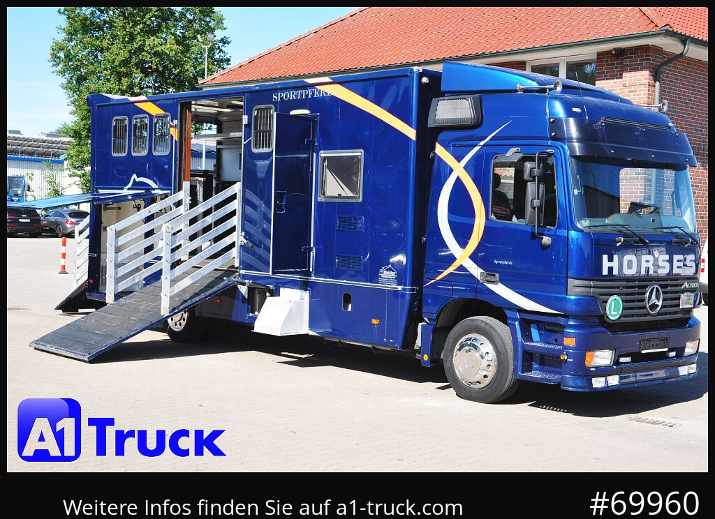 MERCEDES-BENZ 1831 LL 6 Pfede Wohnmobil TV Küche Dusche - Horse truck: picture 1 MERCEDES-BENZ 1831 LL 6 Pfede Wohnmobil TV Küche Dusche - Horse truck: picture 1