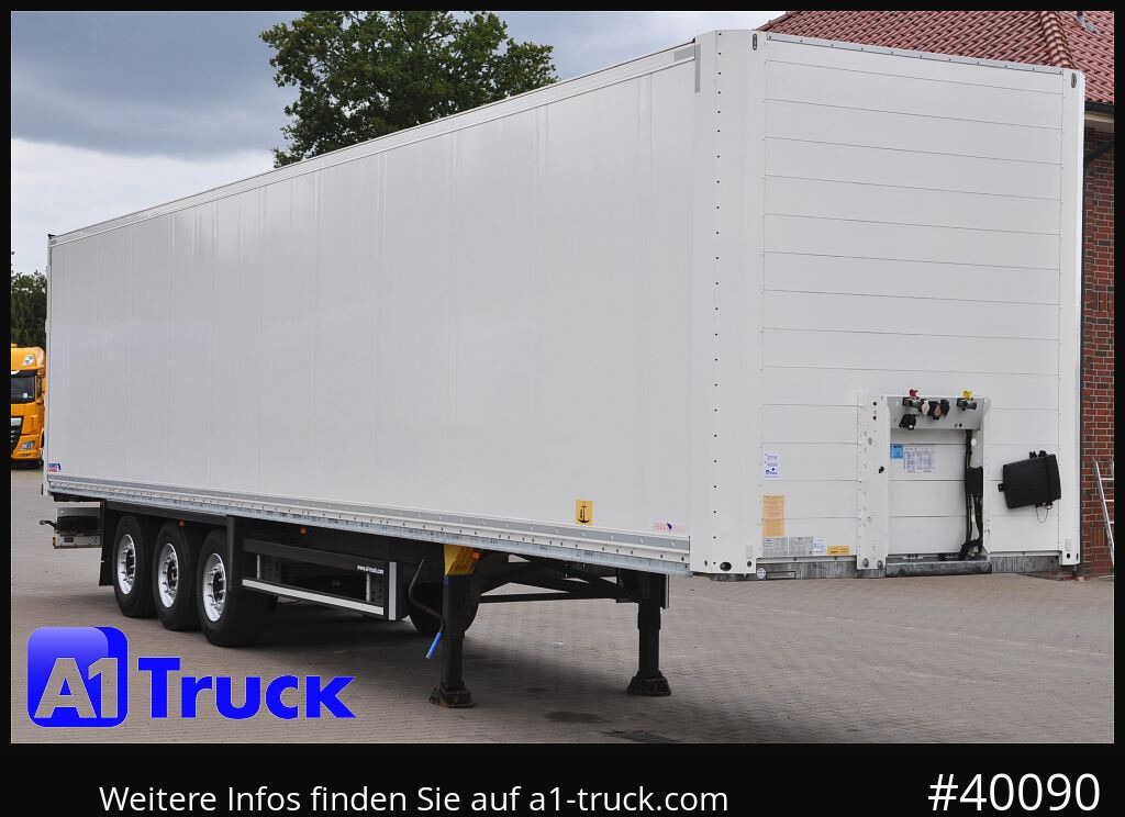 SCHMITZ Koffer, Trockenfracht, 1 Vorbesitzer - Closed box semi-trailer: picture 1 SCHMITZ Koffer, Trockenfracht, 1 Vorbesitzer - Closed box semi-trailer: picture 1