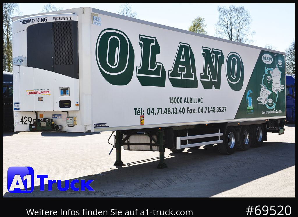 SCHMITZ Lamberet LVF S3 Alufelgen, Thermoking SLXe 200 - Refrigerator semi-trailer: picture 3 SCHMITZ Lamberet LVF S3 Alufelgen, Thermoking SLXe 200 - Refrigerator semi-trailer: picture 3