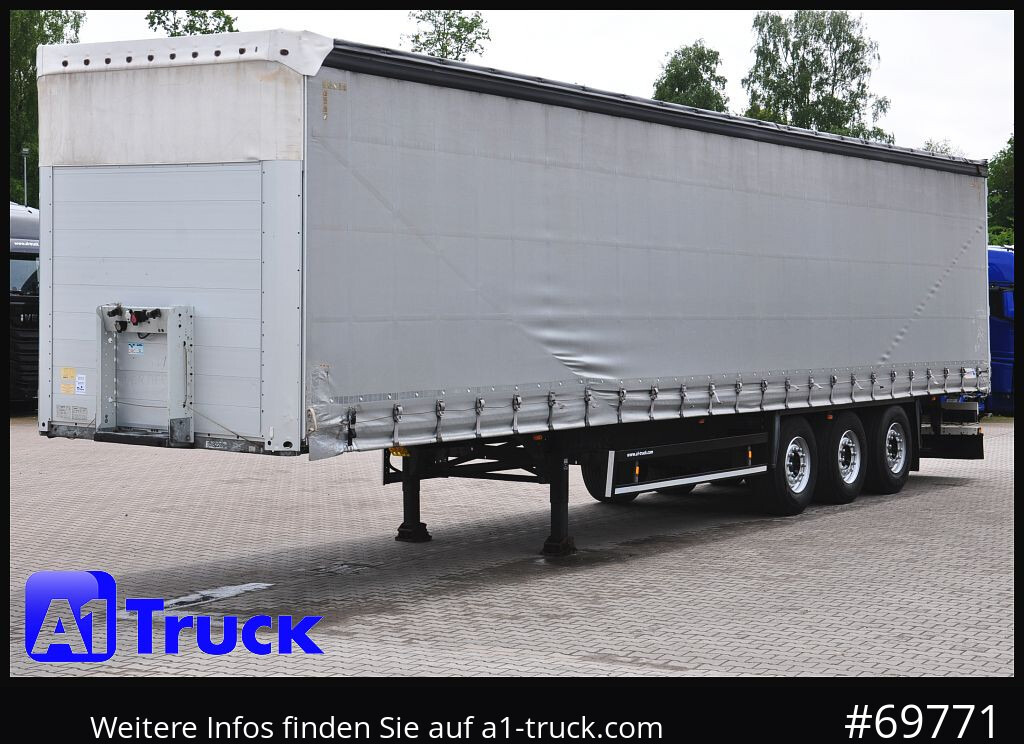 SCHMITZ SD Tautliner, Code XL, verzinkt, 1 Vorbesitzer - Curtainsider semi-trailer: picture 2 SCHMITZ SD Tautliner, Code XL, verzinkt, 1 Vorbesitzer - Curtainsider semi-trailer: picture 2
