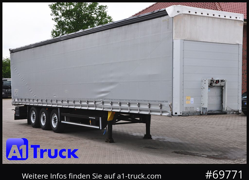 SCHMITZ SD Tautliner, Code XL, verzinkt, 1 Vorbesitzer - Curtainsider semi-trailer: picture 1 SCHMITZ SD Tautliner, Code XL, verzinkt, 1 Vorbesitzer - Curtainsider semi-trailer: picture 1