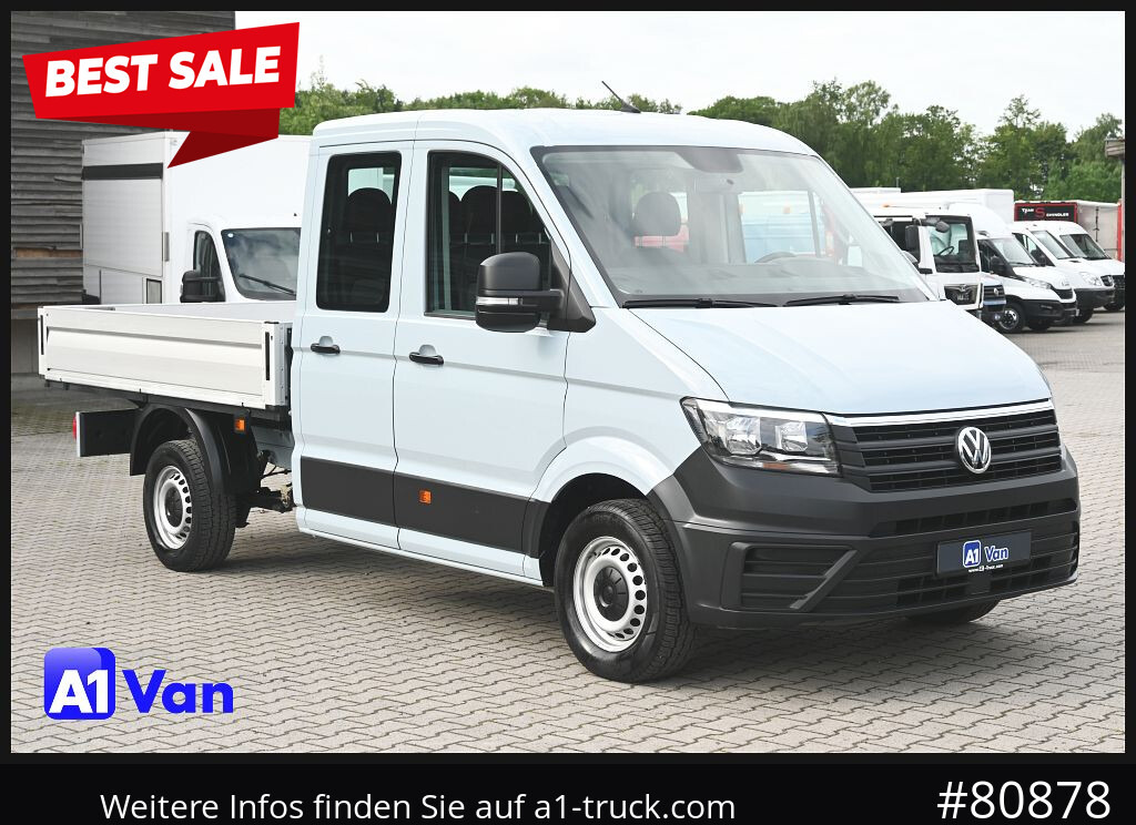 VOLKSWAGEN Crafter 35 Pritsche Doka, AHK, 7-Sitzer, Heckantrieb - Flatbed van, Combi van: picture 1 VOLKSWAGEN Crafter 35 Pritsche Doka, AHK, 7-Sitzer, Heckantrieb - Flatbed van, Combi van: picture 1