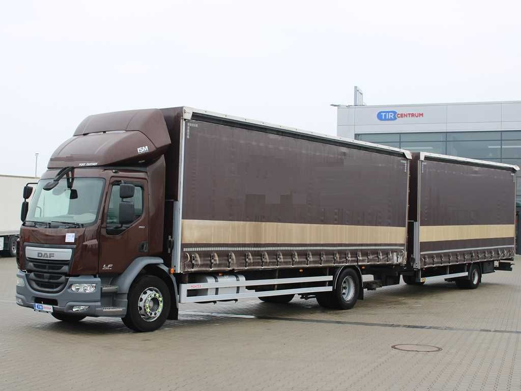 DAF LF 310 FA, EURO 6 + SVAN CHT101 - Curtainsider truck: picture 1 DAF LF 310 FA, EURO 6 + SVAN CHT101 - Curtainsider truck: picture 1
