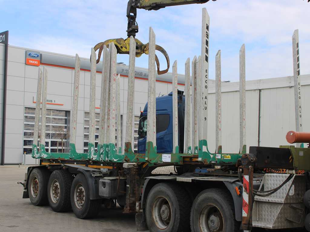 DOLL H3S-14H9, SAF AXLES, 2X LIFT AXLE, EXTENSION - Timber semi-trailer: picture 3 DOLL H3S-14H9, SAF AXLES, 2X LIFT AXLE, EXTENSION - Timber semi-trailer: picture 3