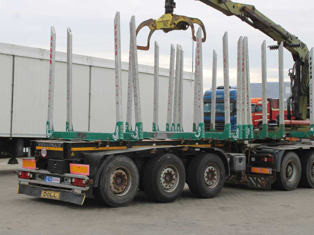 DOLL H3S-14H9, SAF AXLES, 2X LIFT AXLE, EXTENSION - Timber semi-trailer: picture 4 DOLL H3S-14H9, SAF AXLES, 2X LIFT AXLE, EXTENSION - Timber semi-trailer: picture 4