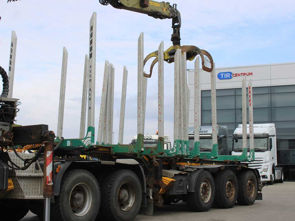 DOLL H3S-14H9, SAF AXLES, 2X LIFT AXLE, EXTENSION - Timber semi-trailer: picture 1 DOLL H3S-14H9, SAF AXLES, 2X LIFT AXLE, EXTENSION - Timber semi-trailer: picture 1