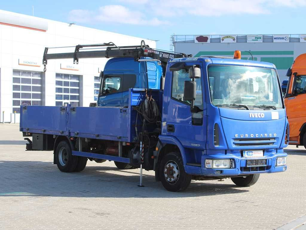 Iveco EUROCARGO 100E17, EURO 3, CRANE HIAB 035-2 - Dropside/ Flatbed truck, Crane truck: picture 2 Iveco EUROCARGO 100E17, EURO 3, CRANE HIAB 035-2 - Dropside/ Flatbed truck, Crane truck: picture 2