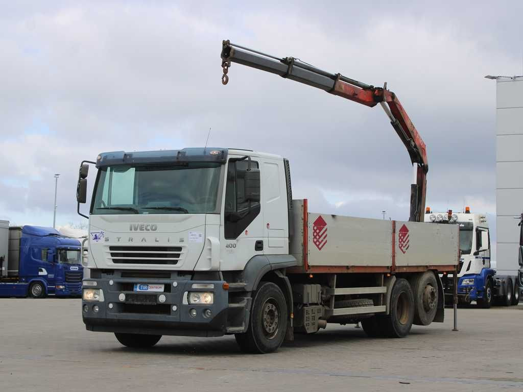 Iveco STRALIS 400, 6X2, EURO 3, CRANE FASSI F110 Iveco STRALIS 400, 6X2, EURO 3, CRANE FASSI F110 - Dropside/ Flatbed truck, Crane truck: picture 2 Iveco STRALIS 400, 6X2, EURO 3, CRANE FASSI F110 Iveco STRALIS 400, 6X2, EURO 3, CRANE FASSI F110 - Dropside/ Flatbed truck, Crane truck: picture 2