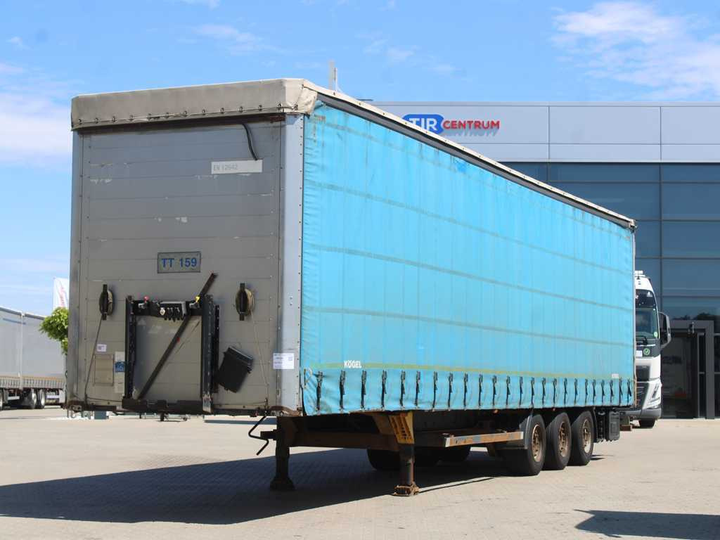 Kögel SN 24, LOWDECK, LIFT AXLE, MULTILOCK, SAF - Curtainsider semi-trailer: picture 1 Kögel SN 24, LOWDECK, LIFT AXLE, MULTILOCK, SAF - Curtainsider semi-trailer: picture 1