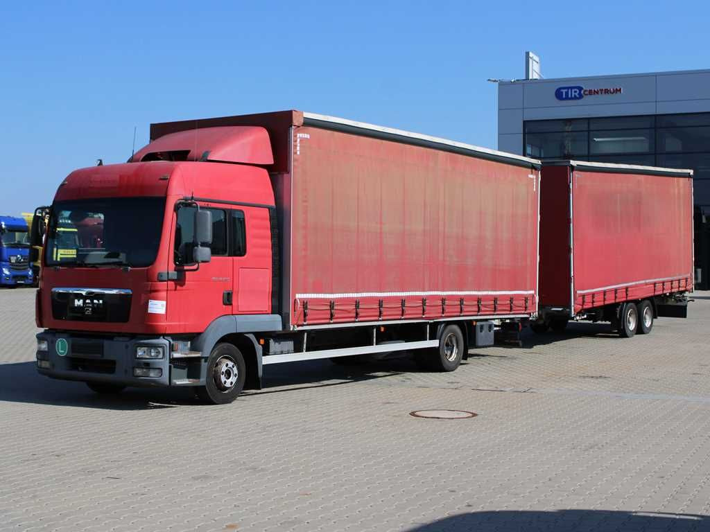 MAN TGL 12.250 4X2 BL, EURO 5, TRANSIT SET + Moslein - Curtainsider truck: picture 1 MAN TGL 12.250 4X2 BL, EURO 5, TRANSIT SET + Moslein - Curtainsider truck: picture 1