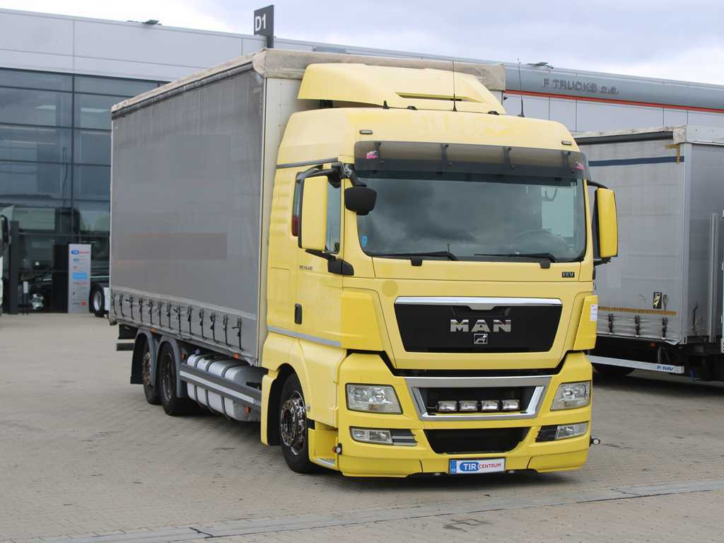 MAN TGX 24.440, EURO 5EEV, 6X2, AIR SUSPENSION - Curtainsider truck: picture 3 MAN TGX 24.440, EURO 5EEV, 6X2, AIR SUSPENSION - Curtainsider truck: picture 3
