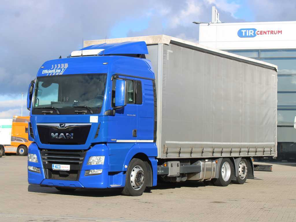 MAN TGX 24.460, EURO 6, 6X2, INDEPENDENT AIR CONDITIONING, AIR SUSPENSION - Curtainsider truck: picture 1 MAN TGX 24.460, EURO 6, 6X2, INDEPENDENT AIR CONDITIONING, AIR SUSPENSION - Curtainsider truck: picture 1
