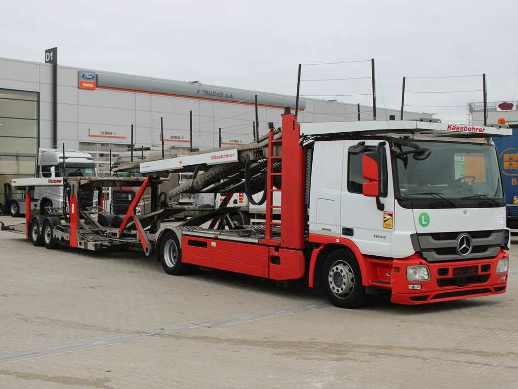 Mercedes-Benz Actros 1844, EURO 5EEV, RETARDER + KÄSSBOHRER METAGO (2006) - Autotransporter truck: picture 3 Mercedes-Benz Actros 1844, EURO 5EEV, RETARDER + KÄSSBOHRER METAGO (2006) - Autotransporter truck: picture 3