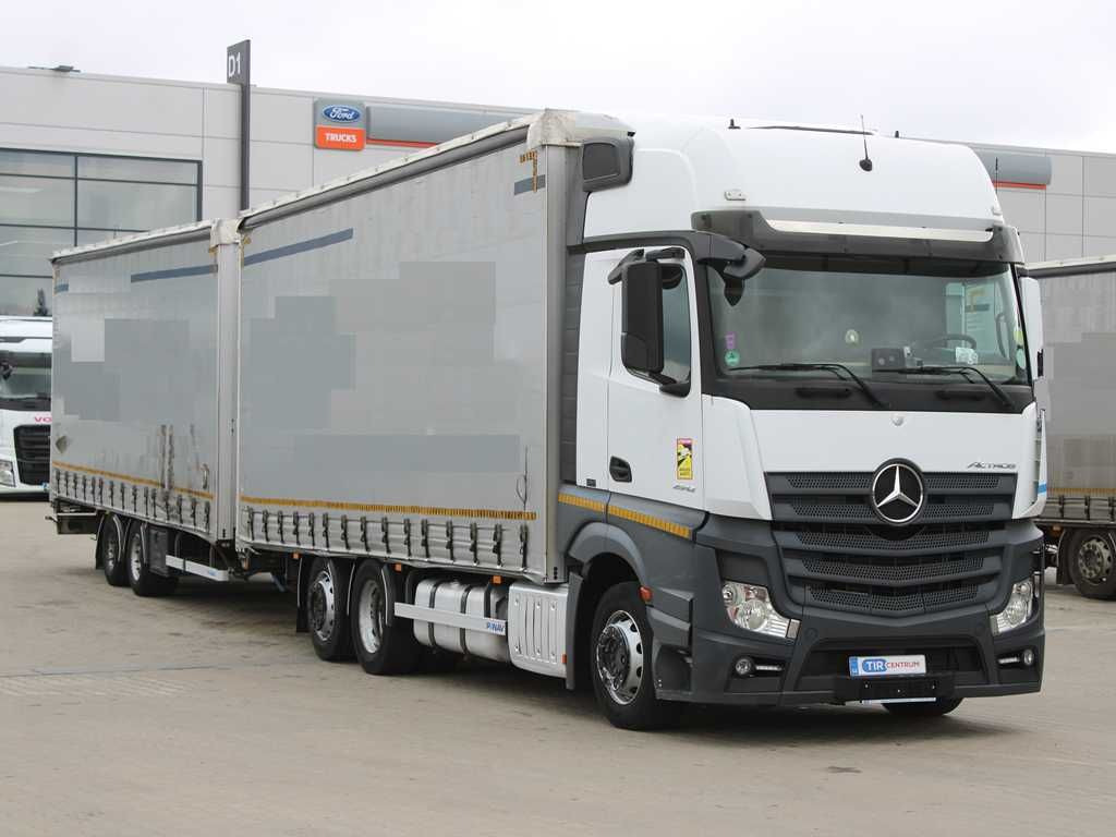 Mercedes-Benz Actros 2542, 6X2, EURO 6 + PANAV TV018M - Curtainsider truck: picture 2 Mercedes-Benz Actros 2542, 6X2, EURO 6 + PANAV TV018M - Curtainsider truck: picture 2
