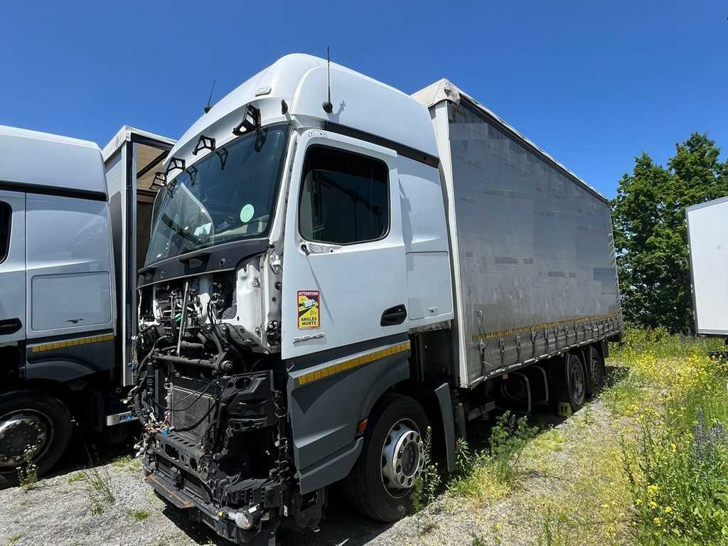 Mercedes-Benz Actros 2542, 6X2 + PANAV TVK18M - Curtainsider truck: picture 1 Mercedes-Benz Actros 2542, 6X2 + PANAV TVK18M - Curtainsider truck: picture 1