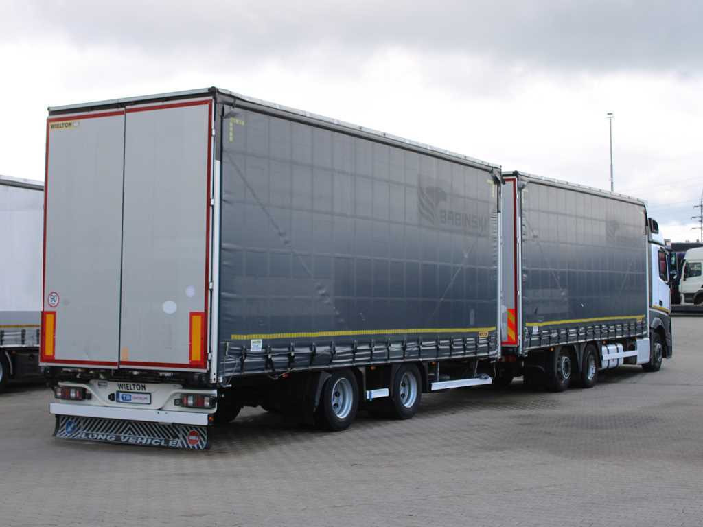 Mercedes-Benz Actros 2545, ROAD, LIFTING AXLE, AIR SUSPENSION, EURO 6 - Curtainsider truck: picture 4 Mercedes-Benz Actros 2545, ROAD, LIFTING AXLE, AIR SUSPENSION, EURO 6 - Curtainsider truck: picture 4