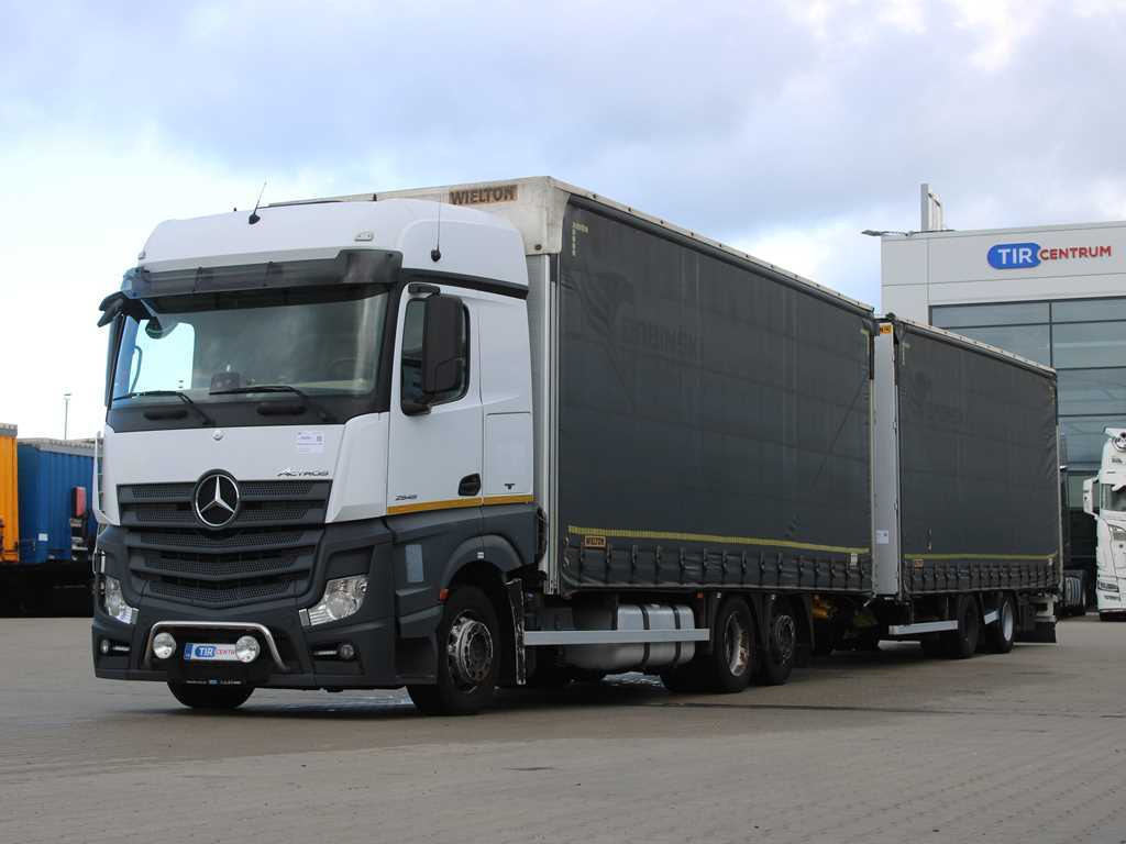 Mercedes-Benz Actros 2545, ROAD, LIFTING AXLE, AIR SUSPENSION, EURO 6 - Curtainsider truck: picture 1 Mercedes-Benz Actros 2545, ROAD, LIFTING AXLE, AIR SUSPENSION, EURO 6 - Curtainsider truck: picture 1