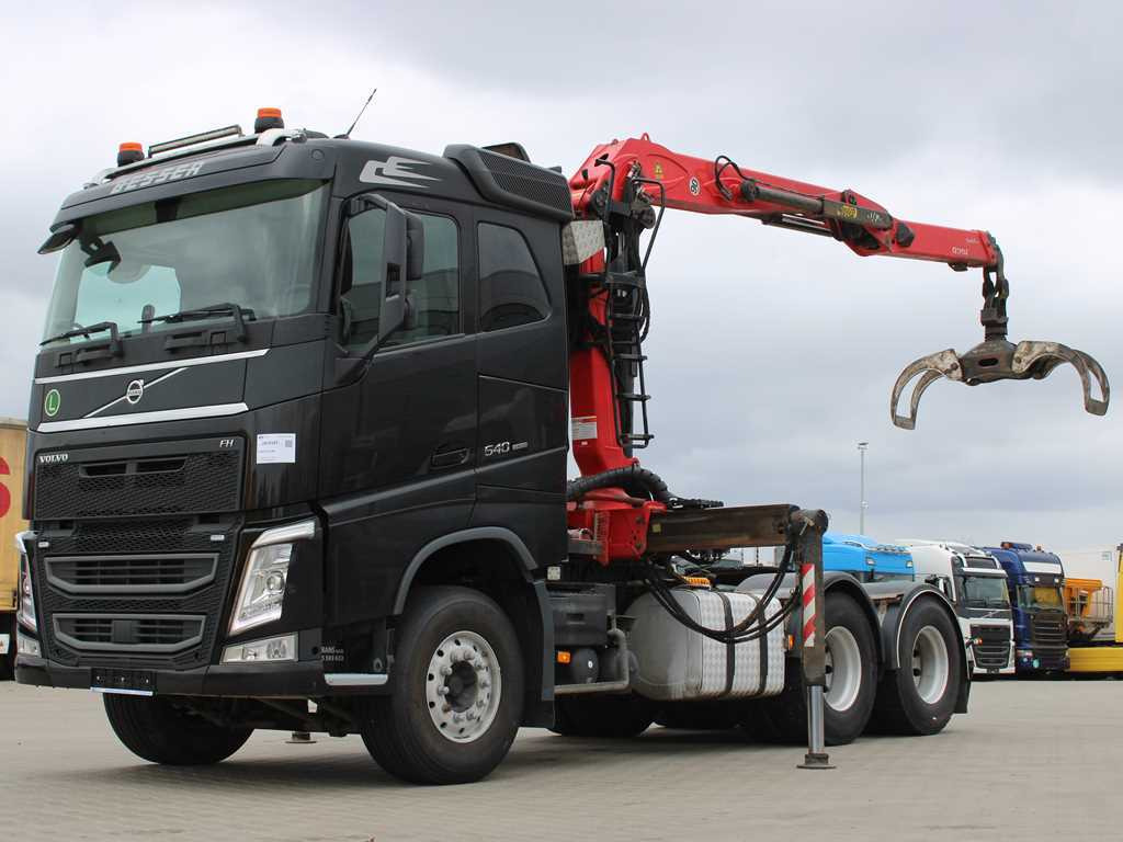 Volvo FH 540, 6X4, VEB+, PALFINGER EPSILON Q170Z96, PNEU 90% - Other machinery: picture 1 Volvo FH 540, 6X4, VEB+, PALFINGER EPSILON Q170Z96, PNEU 90% - Other machinery: picture 1