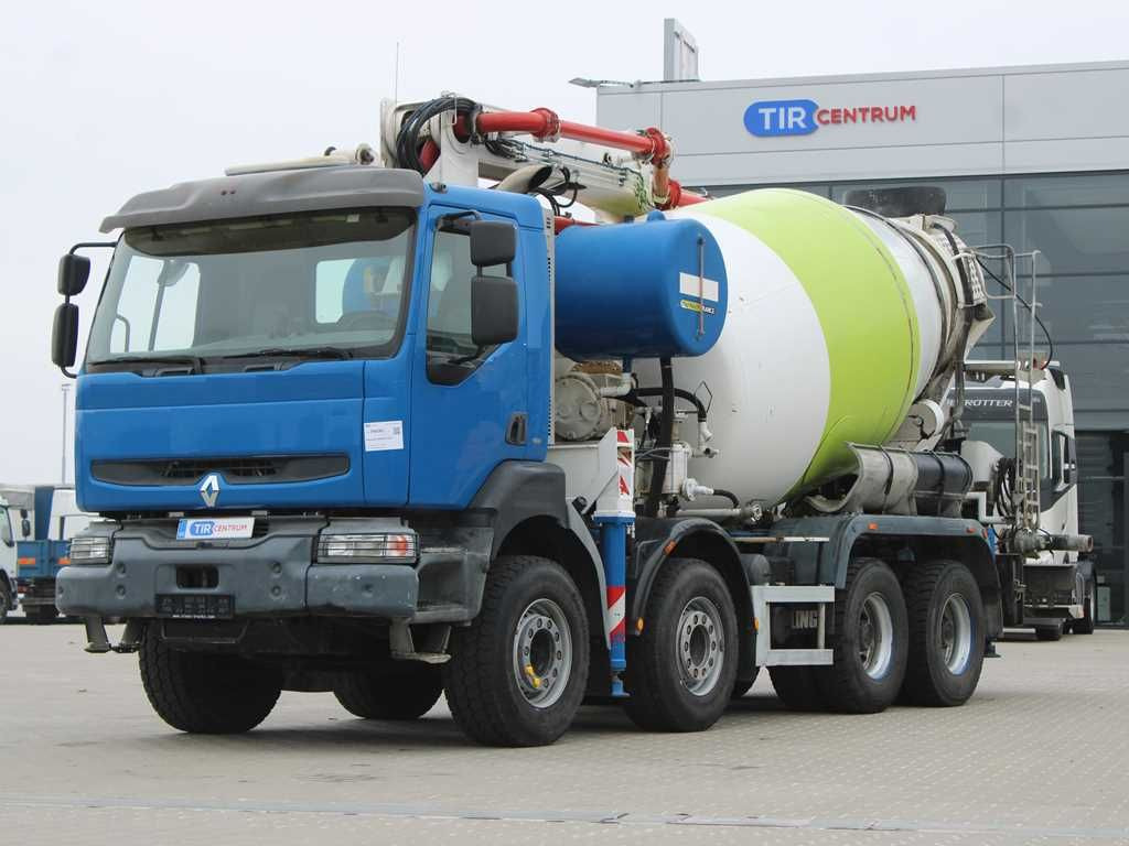 Renault KERAX 420, EURO 3, 7m3, 8X4, CIFA MAGNUM MK 24.4 - Mixer pump truck: picture 1 Renault KERAX 420, EURO 3, 7m3, 8X4, CIFA MAGNUM MK 24.4 - Mixer pump truck: picture 1