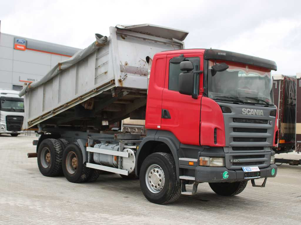 Scania R 420 CB 6X4 , THREE SIDED, EURO 4, RETARDER, 13m³ - Tipper: picture 3 Scania R 420 CB 6X4 , THREE SIDED, EURO 4, RETARDER, 13m³ - Tipper: picture 3