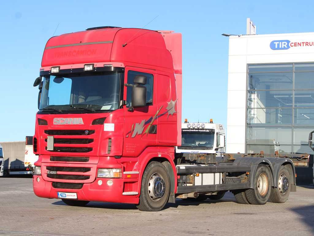 Scania R 420 LB, EURO 5, 6X2, MNB, BDF, RETARDER - Container transporter/ Swap body truck: picture 1 Scania R 420 LB, EURO 5, 6X2, MNB, BDF, RETARDER - Container transporter/ Swap body truck: picture 1