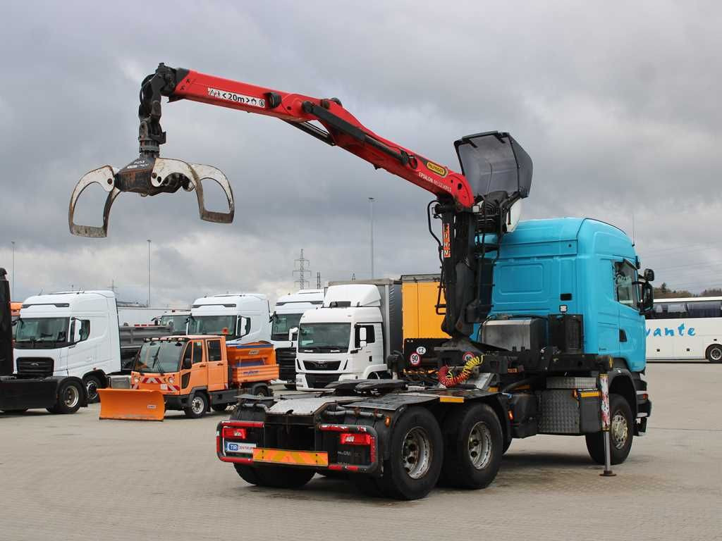 Scania R490, 6X4, EURO 6, PALFINGER EPSILON M13Z91 - Timber truck, Crane truck: picture 3 Scania R490, 6X4, EURO 6, PALFINGER EPSILON M13Z91 - Timber truck, Crane truck: picture 3