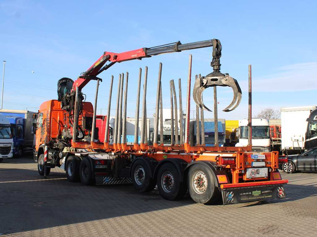 Scania R500, 6x6, RETARDER, OPTICRUISE, PALFINGER EPSILON Q170Z96, NAVIGATION - Tractor unit, Timber semi-trailer: picture 5 Scania R500, 6x6, RETARDER, OPTICRUISE, PALFINGER EPSILON Q170Z96, NAVIGATION - Tractor unit, Timber semi-trailer: picture 5