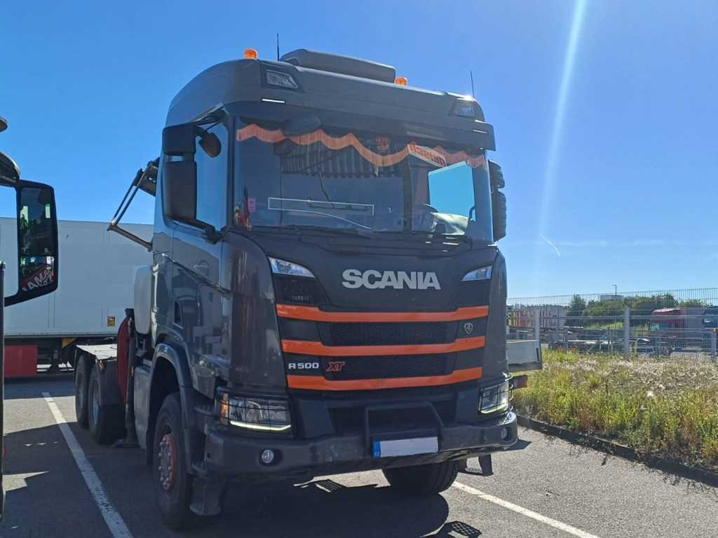 Scania R500, 6x6, RETARDER, OPTICRUISE, PALFINGER EPSILON S260Z96 - Tractor unit: picture 3 Scania R500, 6x6, RETARDER, OPTICRUISE, PALFINGER EPSILON S260Z96 - Tractor unit: picture 3