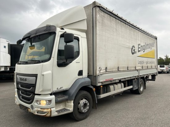 DAF LF 260 16 Tonner Plane mit LBW, Manuell, E6, - Curtainsider truck: picture 1 DAF LF 260 16 Tonner Plane mit LBW, Manuell, E6, - Curtainsider truck: picture 1