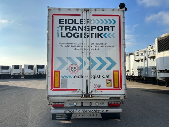 Walking floor semi-trailer Knapen K100/KT01, 10 mm, Liftachse, Rollplane, Funk: picture 6