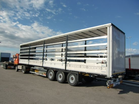 New Curtainsider semi-trailer Krone Bordwandplanenauflieger , Einsteckrungen, Liftachse,  SAF-Achsen,: picture 7