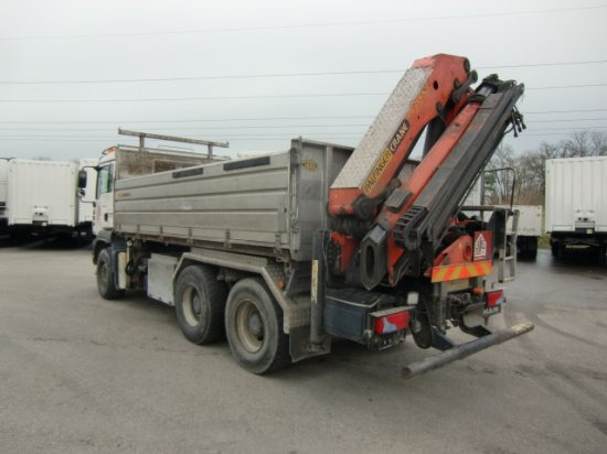 Tipper MAN TGA 33.430 6x4 Kipper, Manuel, E4 Palfinger Blatt-Blatt: picture 6
