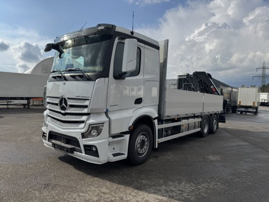 Mercedes-Benz Actros 2653, Retarder, Pritsche, Hiab Hipro 232 ES5 - Dropside/ Flatbed truck, Crane truck: picture 3 Mercedes-Benz Actros 2653, Retarder, Pritsche, Hiab Hipro 232 ES5 - Dropside/ Flatbed truck, Crane truck: picture 3