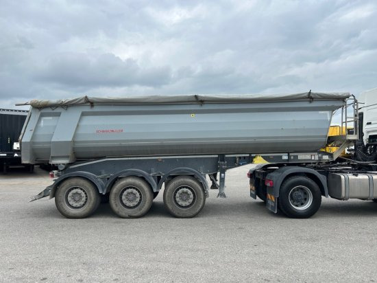 Schwarzmüller Kippmulde 25m³, SAF, Rollplane, Podest, HYVA - Tipper semi-trailer: picture 5 Schwarzmüller Kippmulde 25m³, SAF, Rollplane, Podest, HYVA - Tipper semi-trailer: picture 5