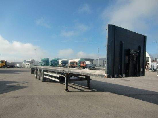 Dropside/ Flatbed semi-trailer Schwarzmüller Plateau-Auflieger SPA3/E: picture 1