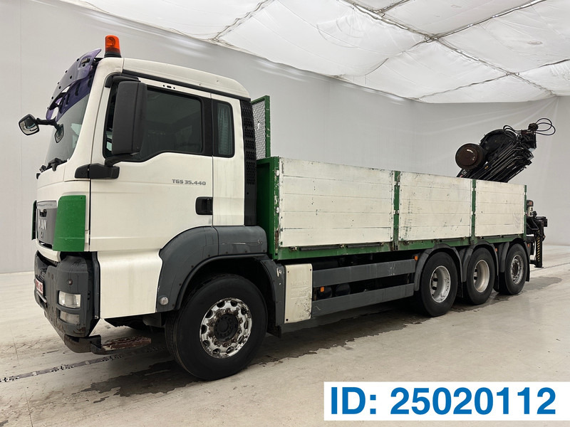 MAN TGS 35.440 - 8x4 - Dropside/ Flatbed truck, Crane truck: picture 1 MAN TGS 35.440 - 8x4 - Dropside/ Flatbed truck, Crane truck: picture 1