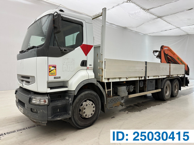 Renault Premium 370 DCi - 6x2 - Dropside/ Flatbed truck, Crane truck: picture 1 Renault Premium 370 DCi - 6x2 - Dropside/ Flatbed truck, Crane truck: picture 1